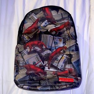 RED LEOPARD MONEY SPRAYGROUND